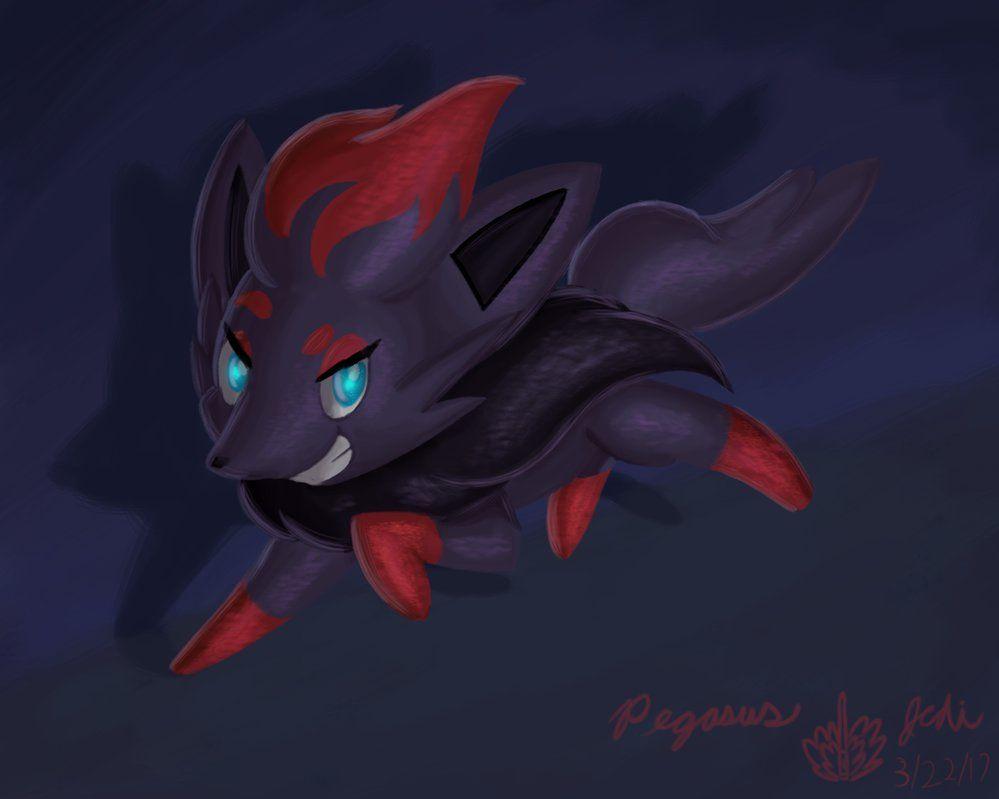 Sneaky Zorua by PegasusJedi