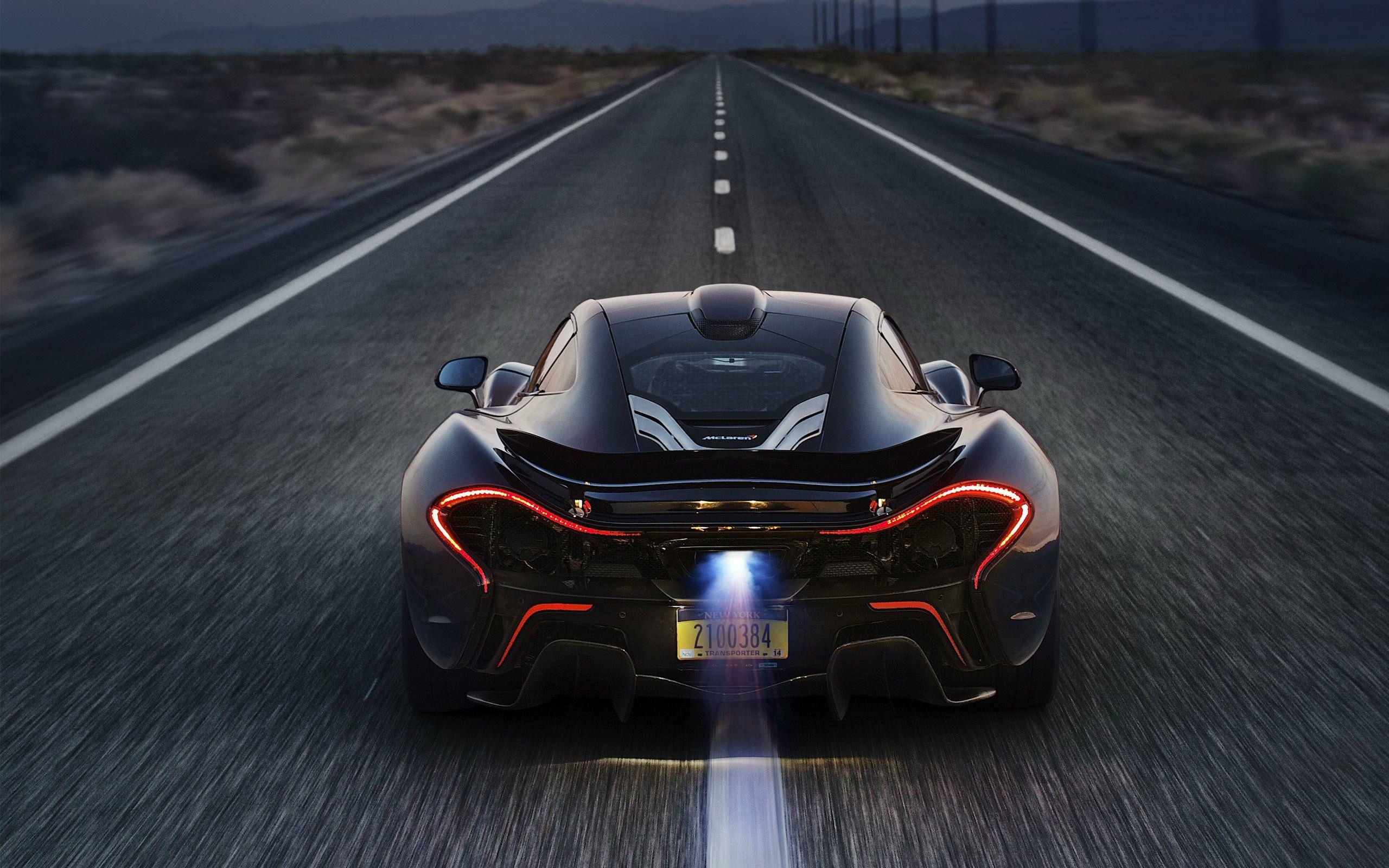 McLaren P1 2014 back wallpapers