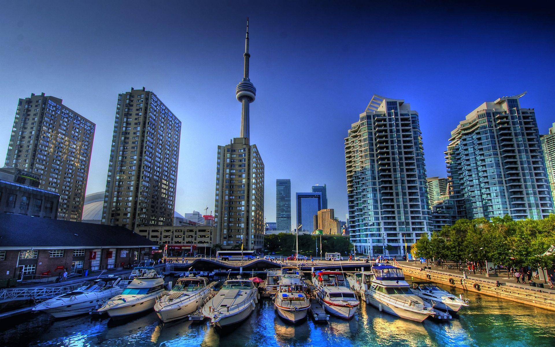 Toronto Canada Harbour Front City HD Wallpapers