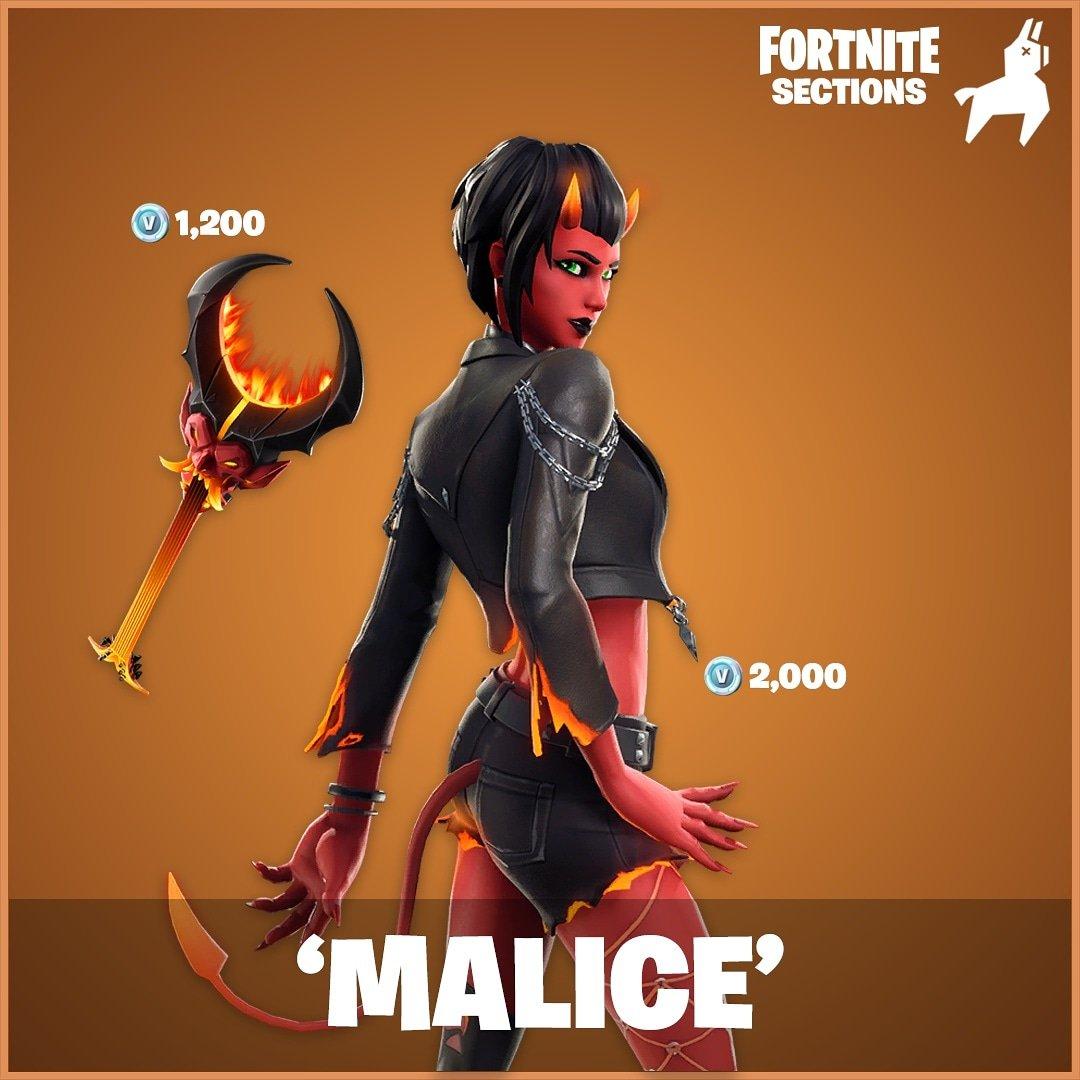 Malice Fortnite wallpapers