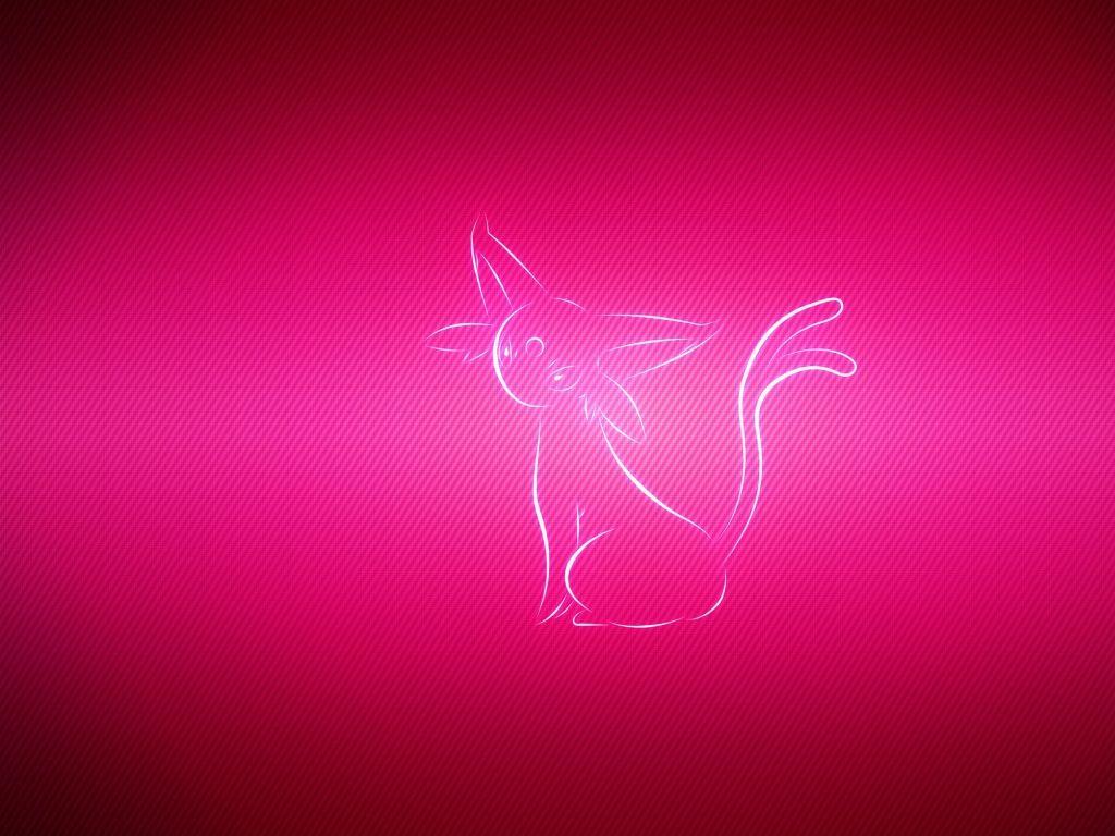 Download Wallpapers Espeon, Pokemon, Pink HD