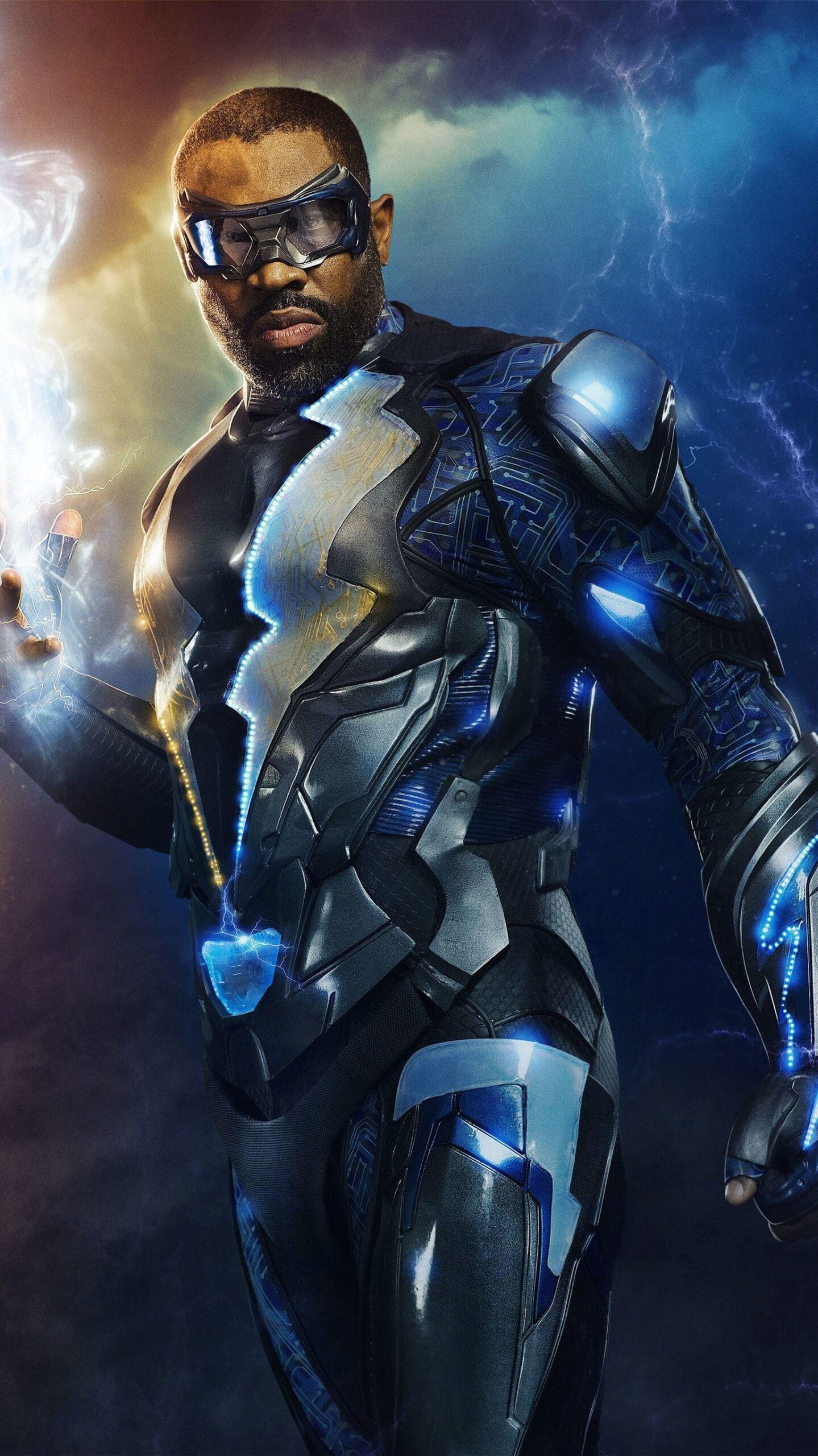 Black Lightning Phone Wallpapers