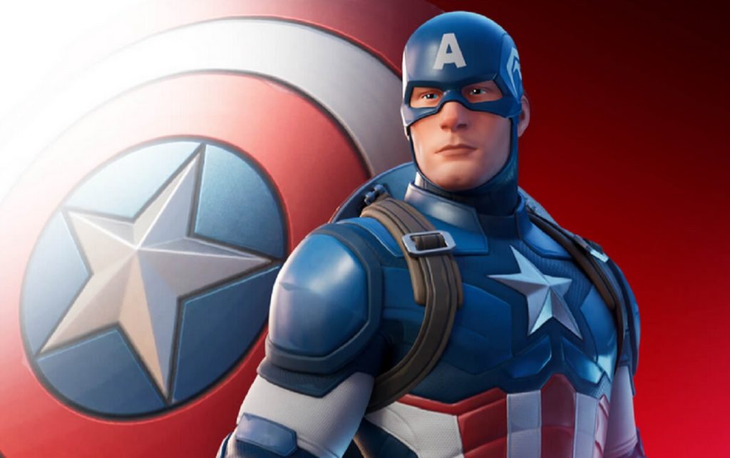 Captain America Fortnite wallpapers