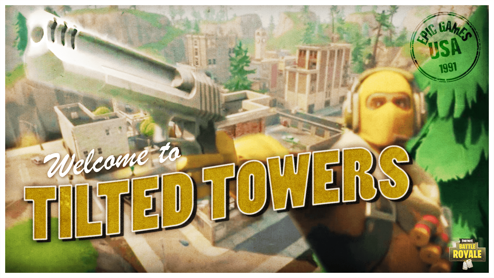 I made a Tilted Towers Post Card wallpapers 1080p