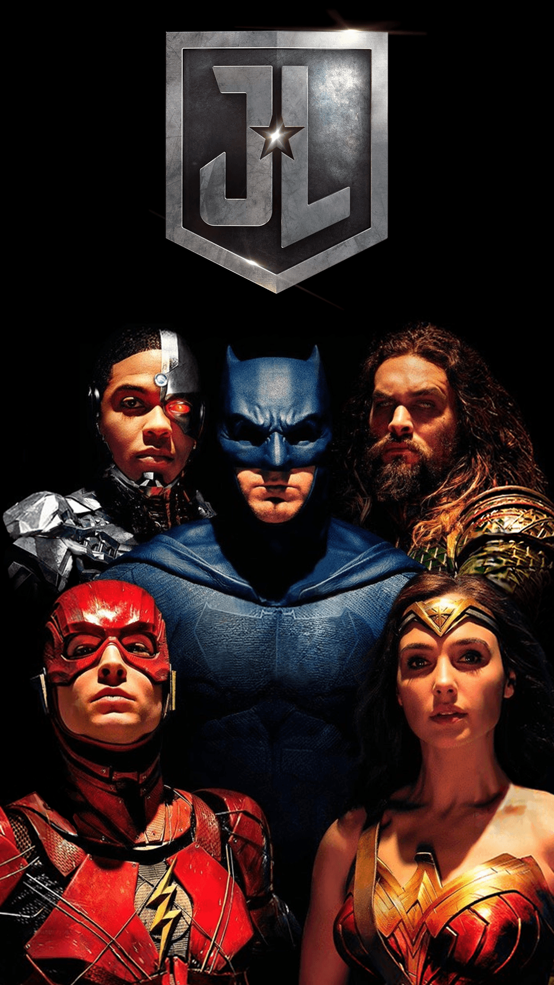 FANART: Justice League Phone Wallpapers from the new poster