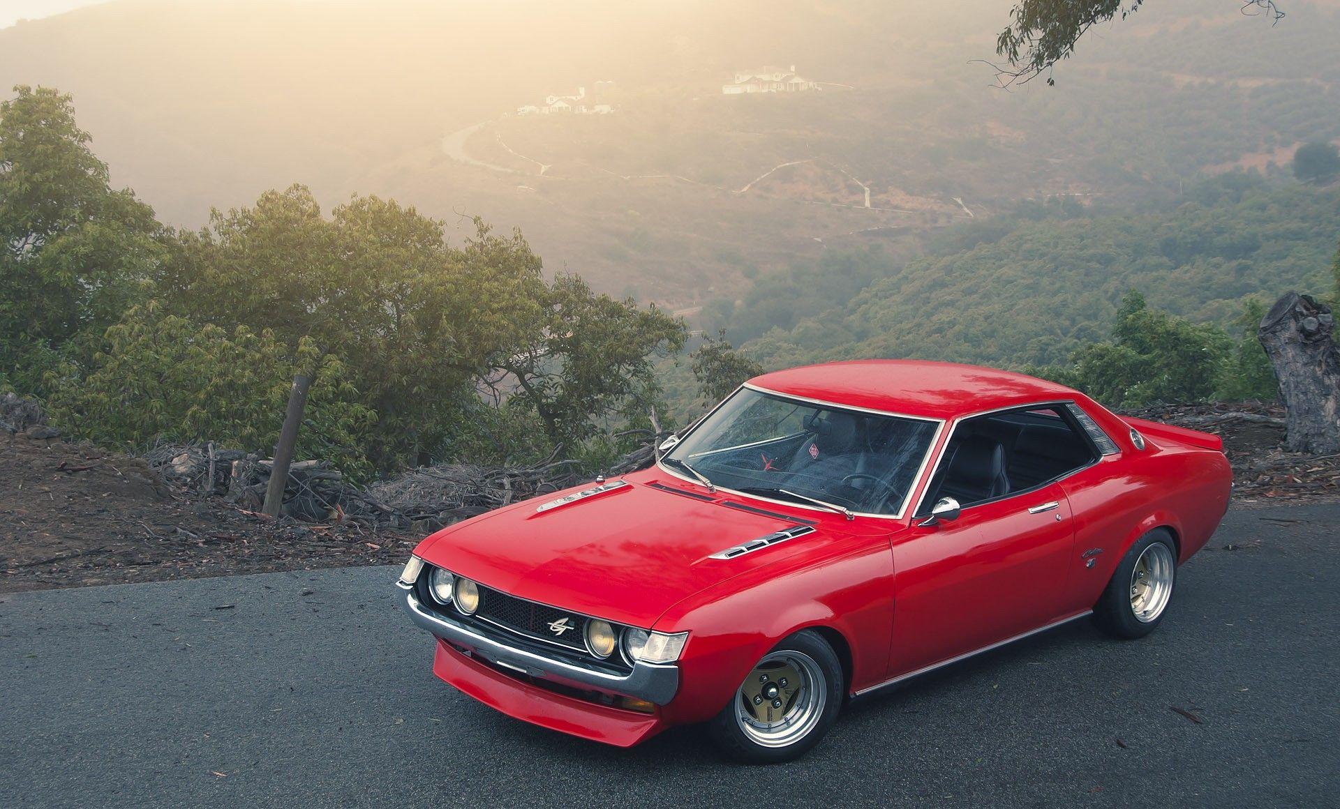 cars, trees, Toyota Celica, old cars, vehicles, Toyota :: Wallpapers