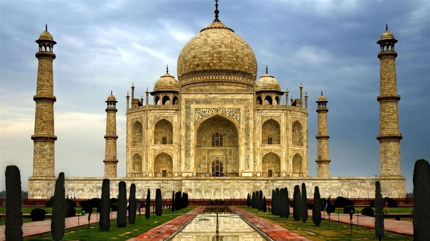 Wallpapers of taj mahal india Stock Free Image