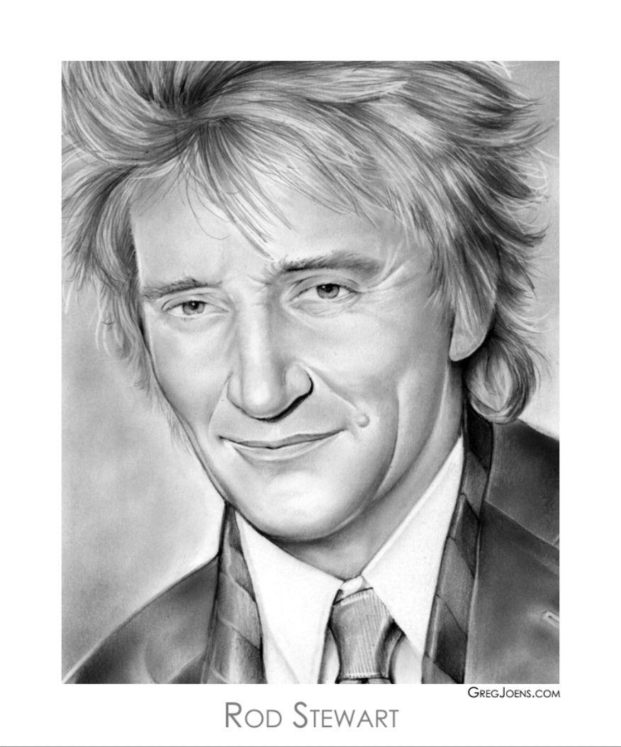 Rod Stewart by gregchapin on deviantART~ artist Greg Joens