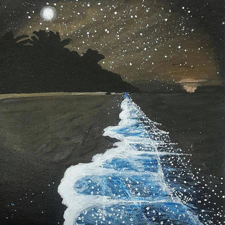 Vaadhoo Island Painting by Sonal Poghat