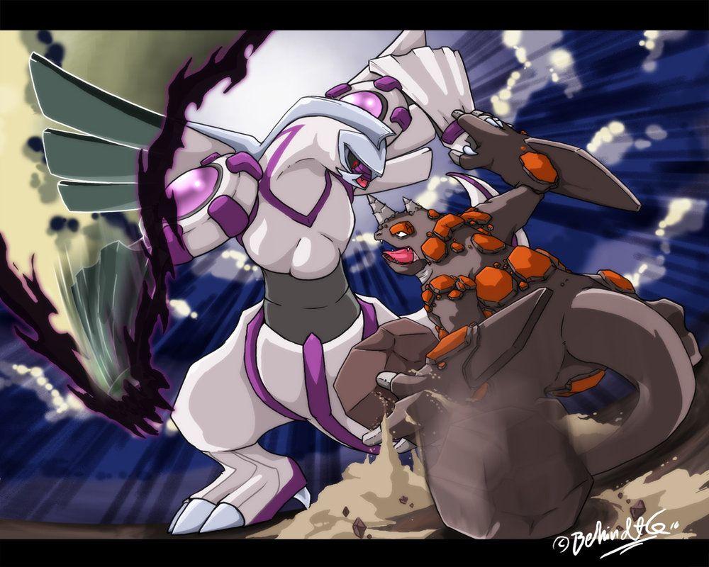 Palkia vs. Rhyperior