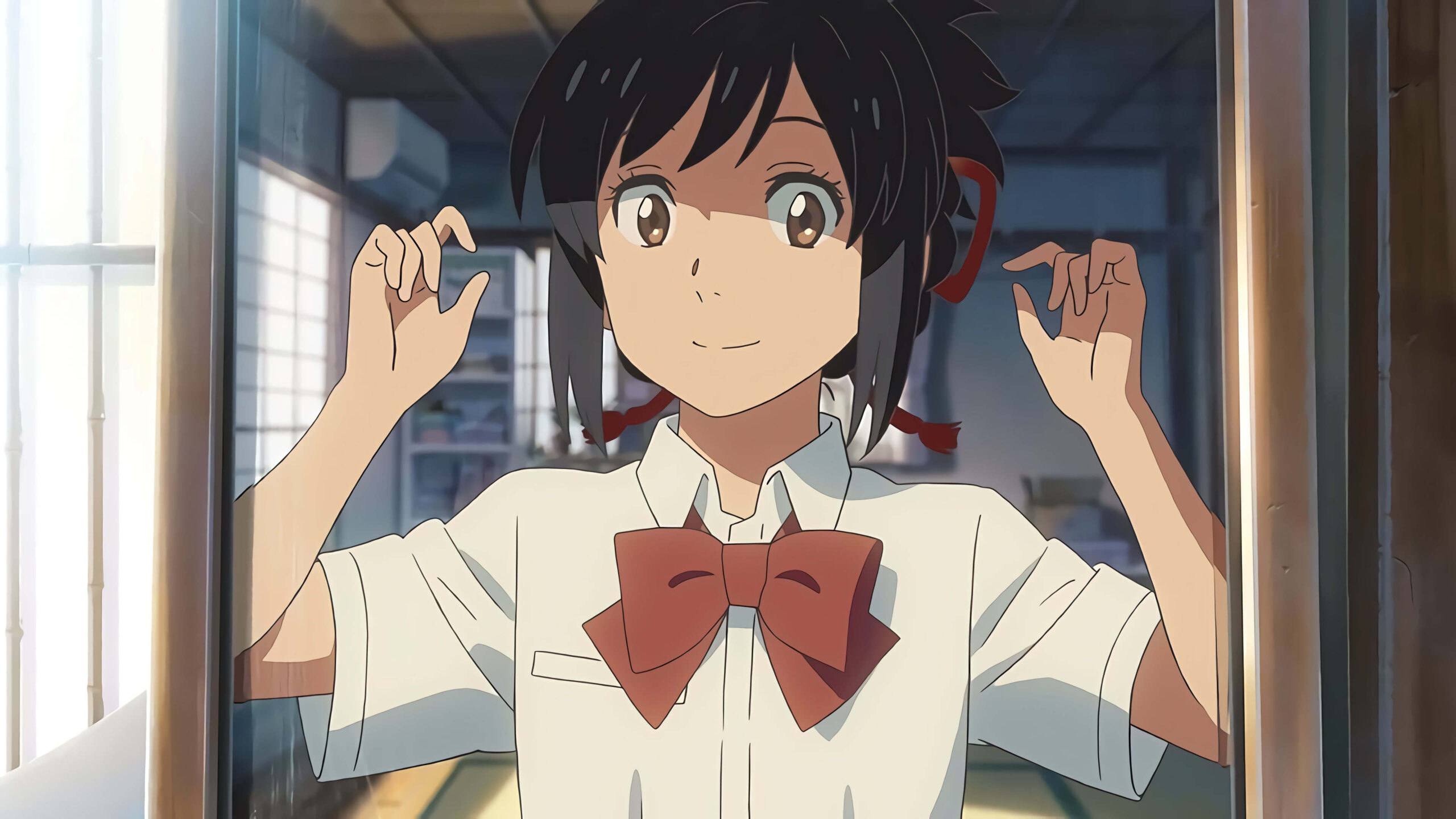 Kimi No Na Wa Mitsuha Miyamizu Portrait UHD 4K Wallpapers