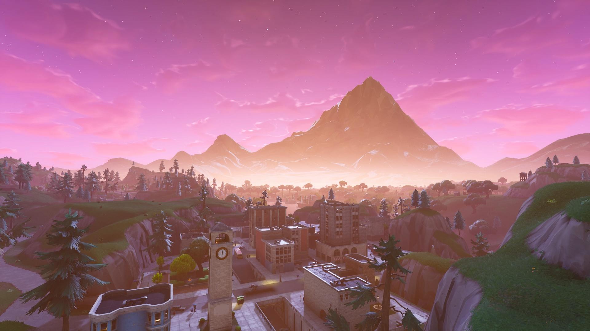 Tilted Towers Backgrounds : FortNiteBR