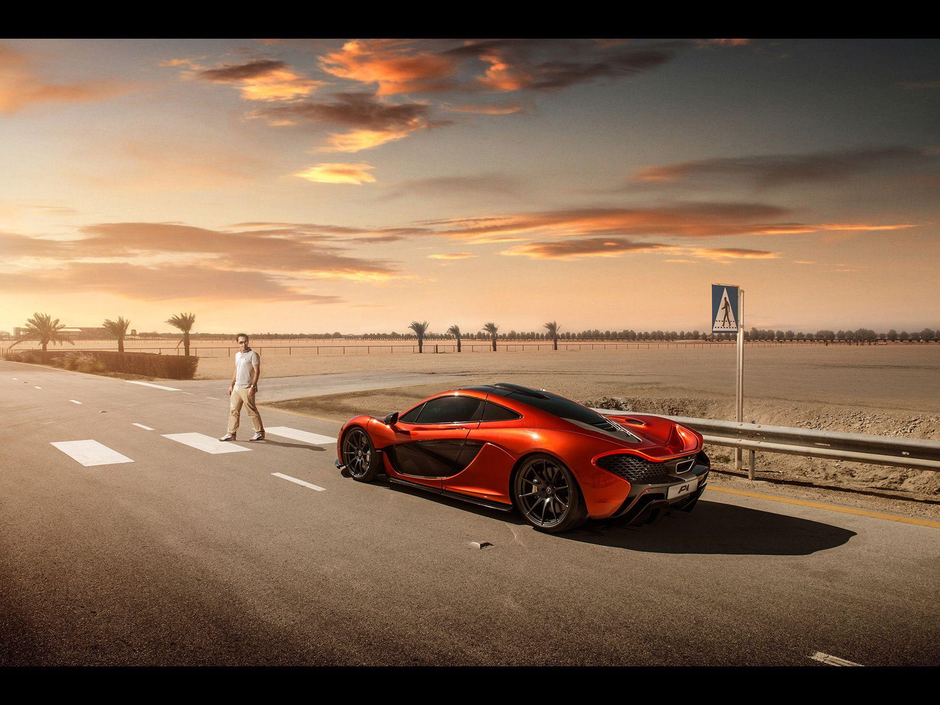 2013 McLaren P1 at Bahrain Static Side Top Angle wallpapers