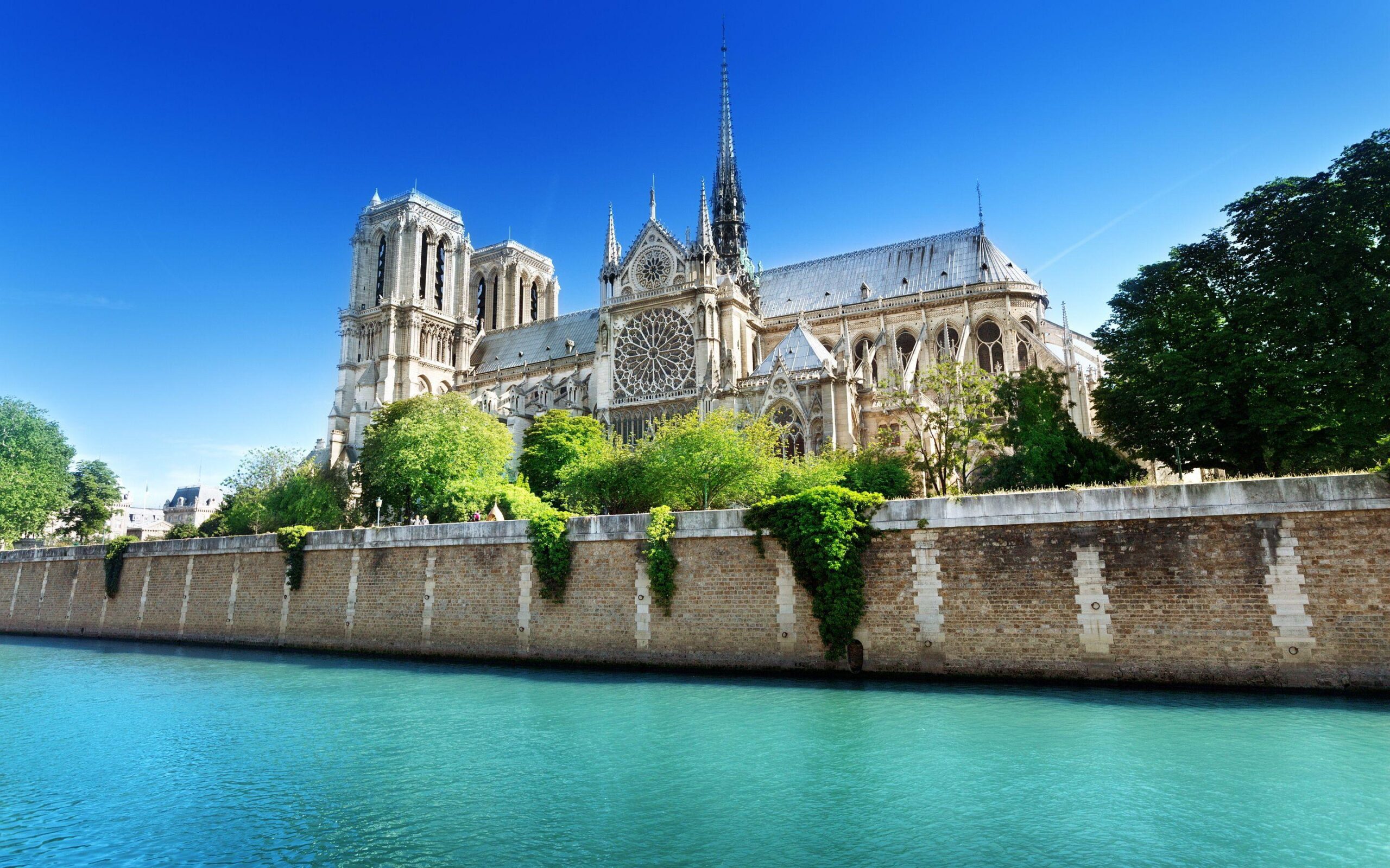 Notre Dame de Paris Cathed HD Wallpaper, Backgrounds Image