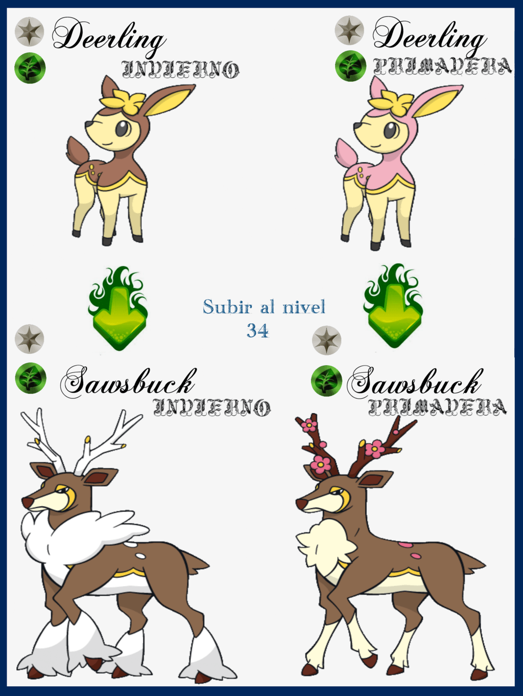 254 Deerling Evoluciones by Maxconnery