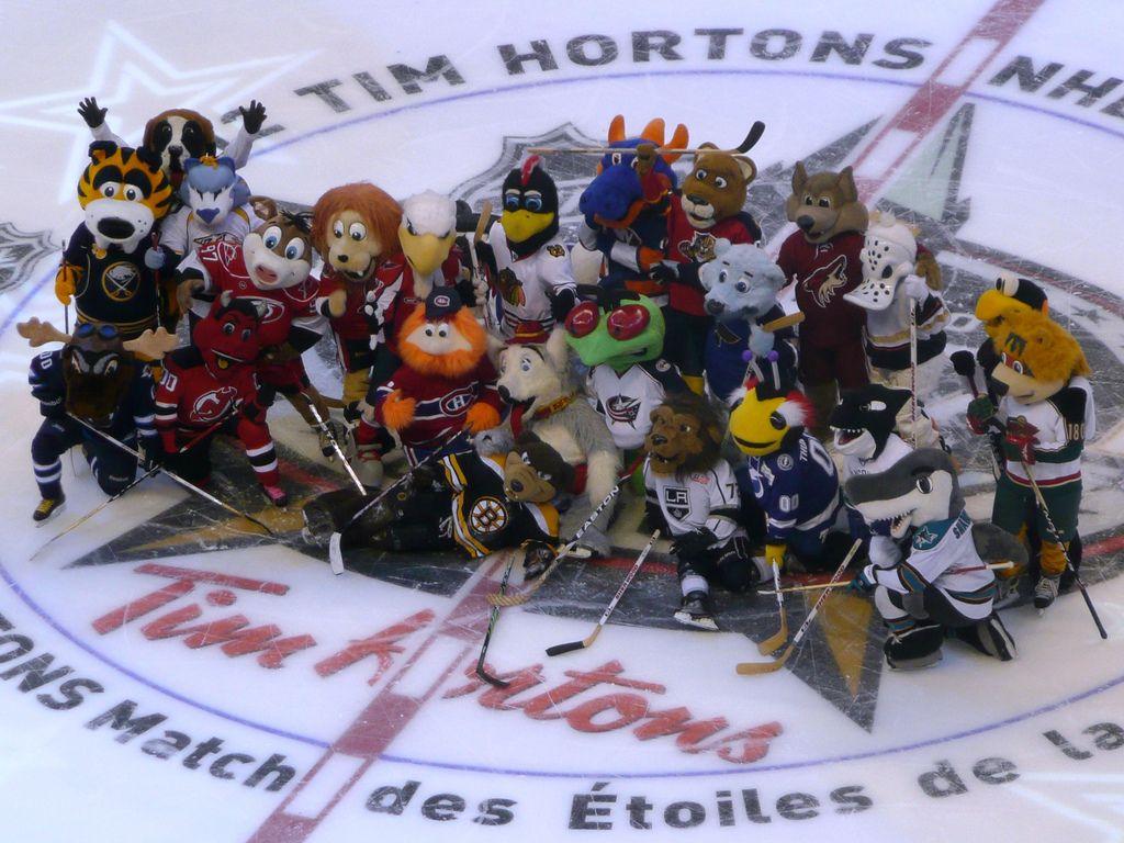 2012 NHL Mascots