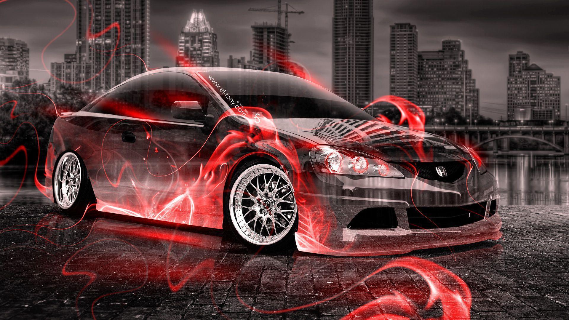 Honda Integra JDM Crystal Fire City Car 2014