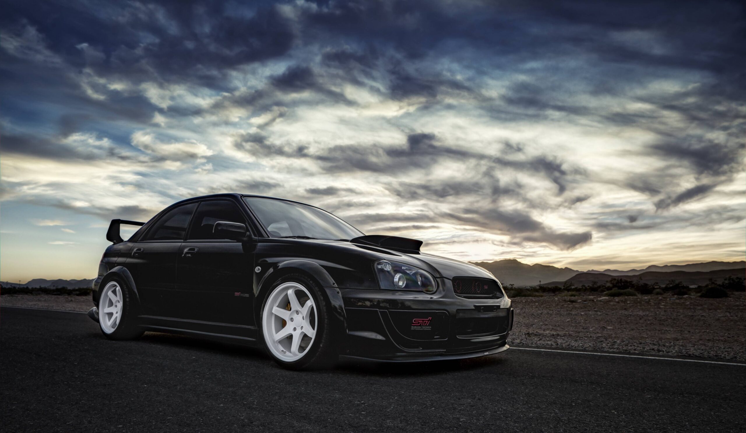 Wallpapers subaru impreza, wrx sti, subaru, tuning, car