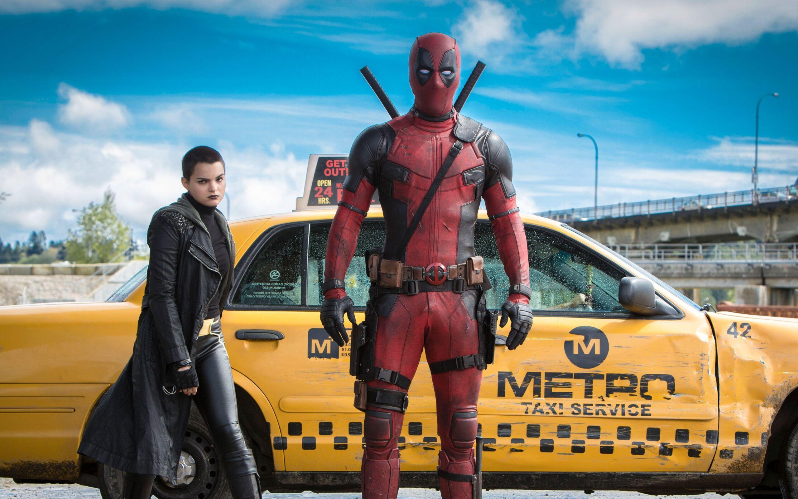 Deadpool Ryan Reynolds Brianna Hildebrand Wallpapers