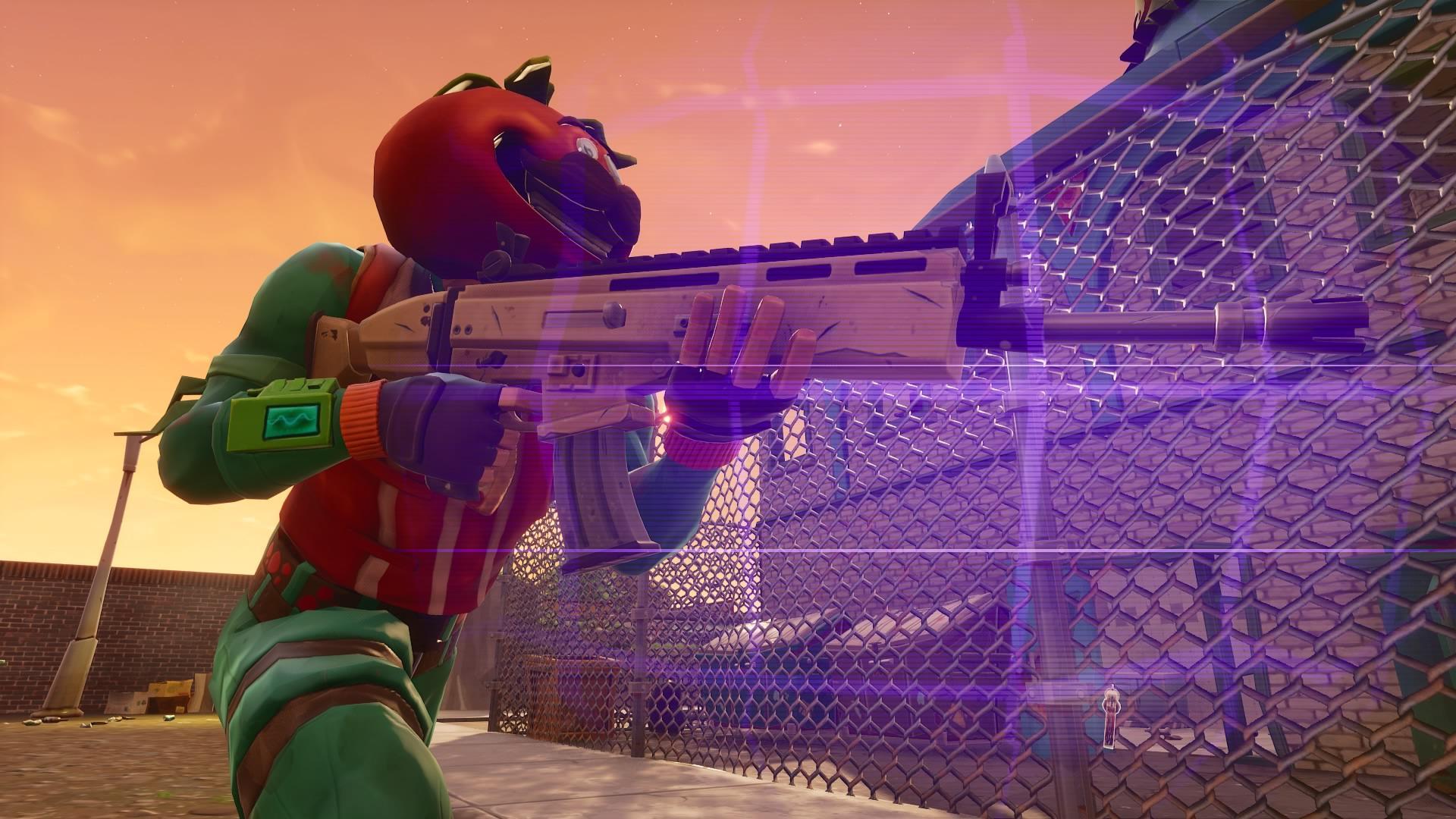 Tomato Head loves his new scar : FortNiteBR