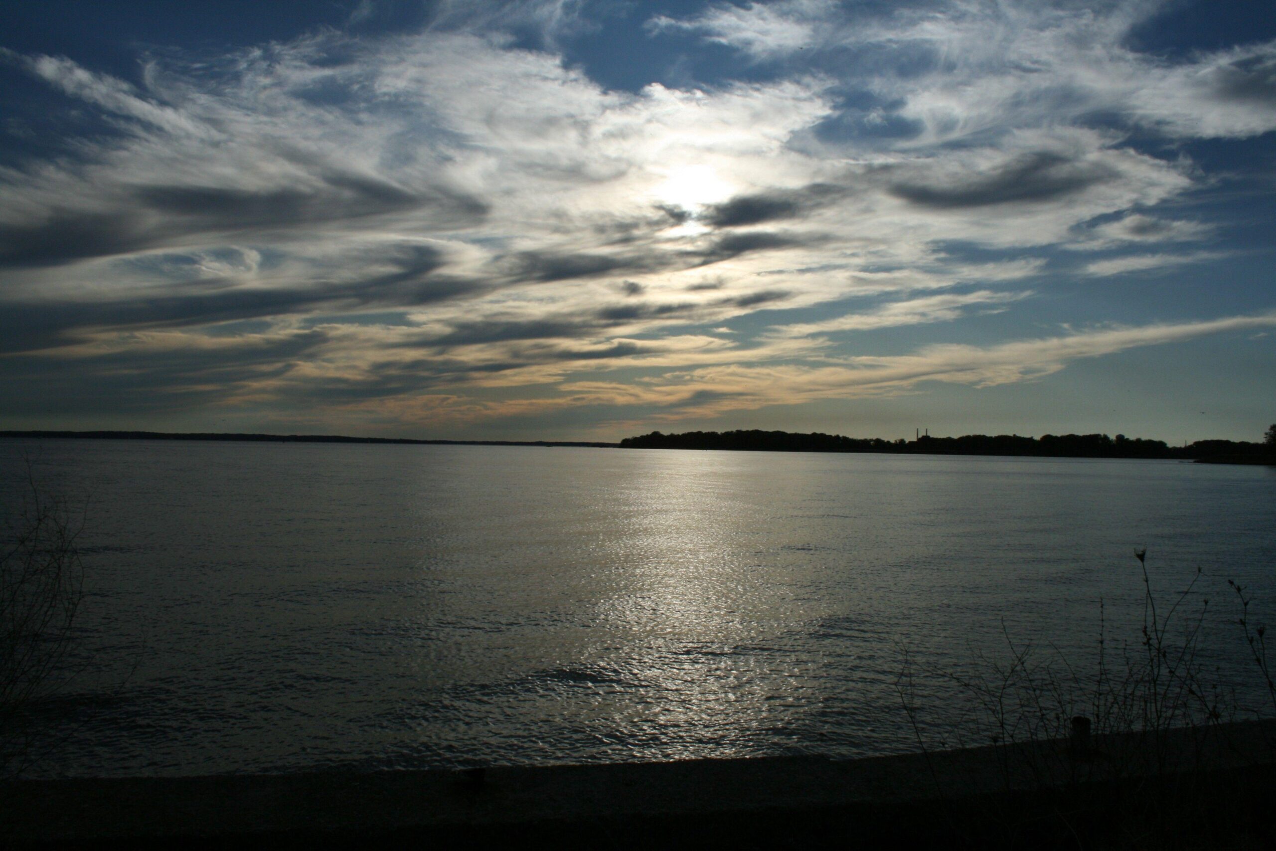 Sky: Sunset North Point State Park Maryland Water Beach Clouds Sky