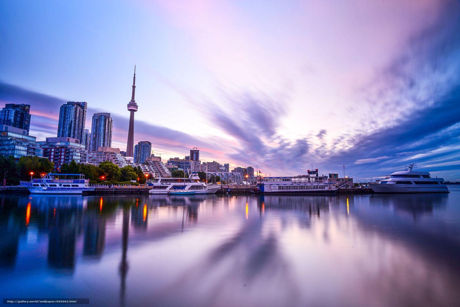 Download wallpapers Toronto, Canada, city free desktop wallpapers in