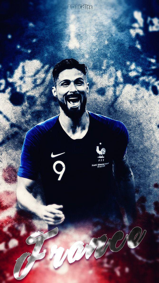 Olivier Giroud France WC 2018 Wallpapers by adi