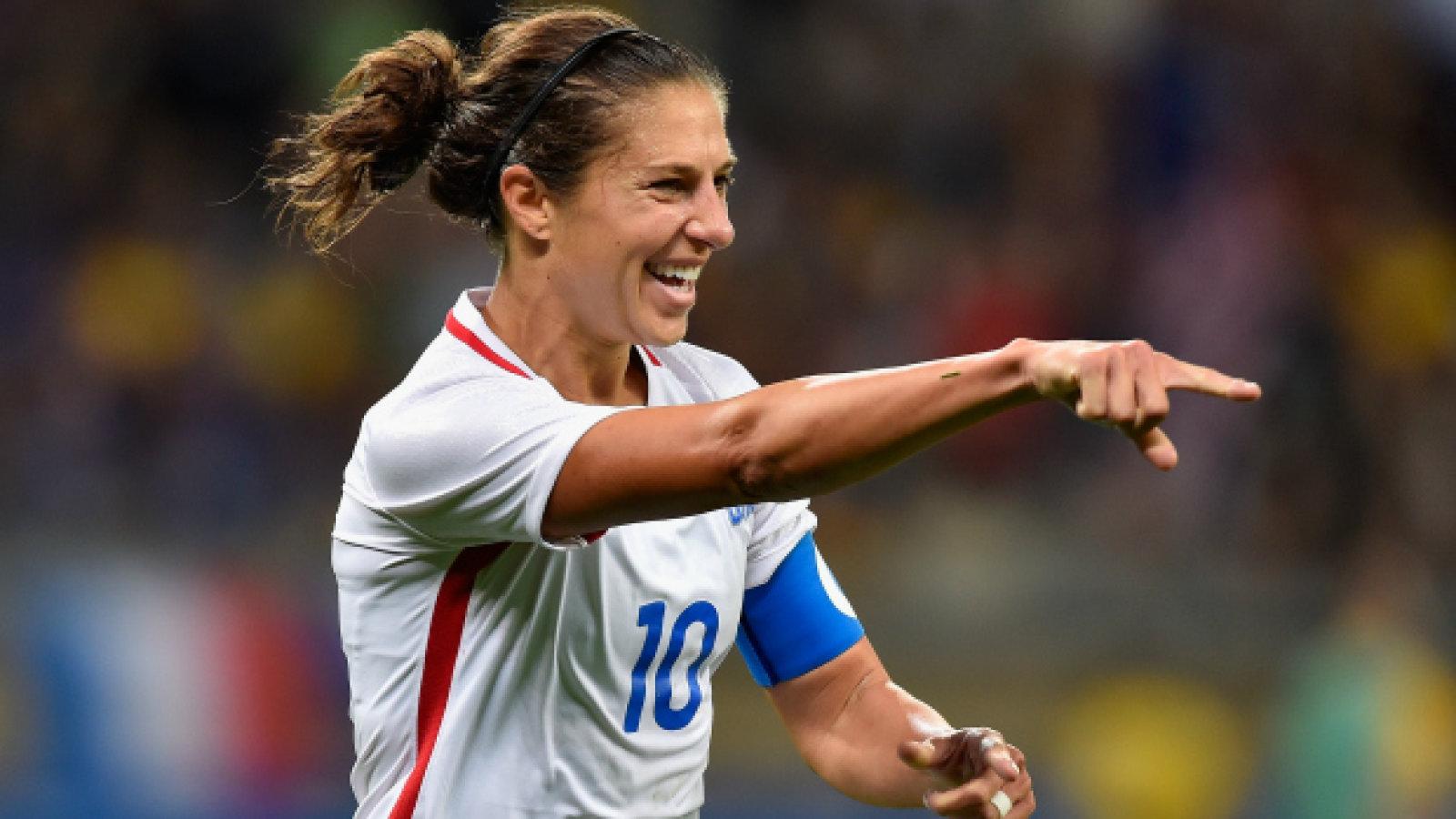 MAKER Carli Lloyd to Take Soccer Break Before Getting After It Again