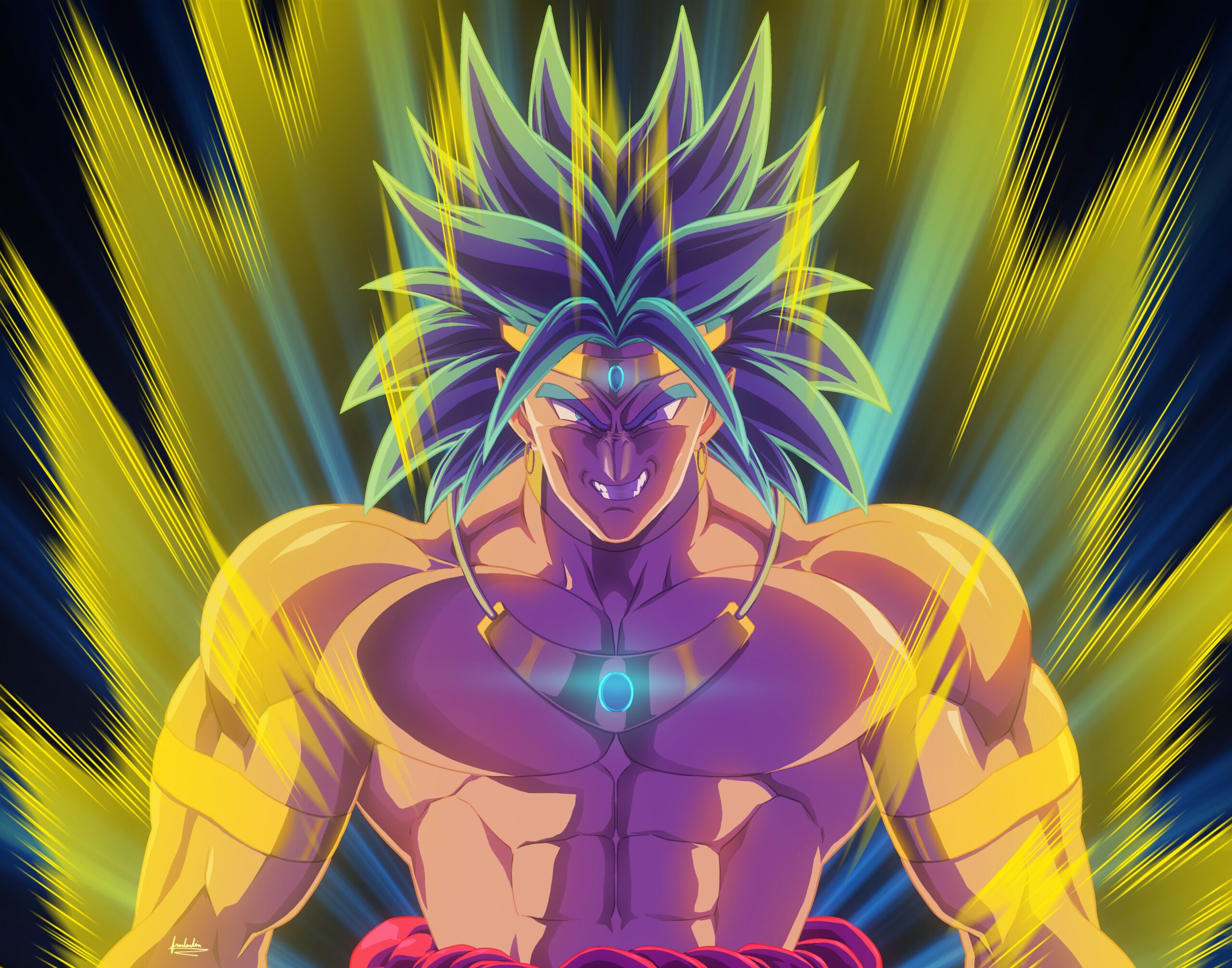 Wallpapers Broly, Dragon Ball Z, 4K, Anime,