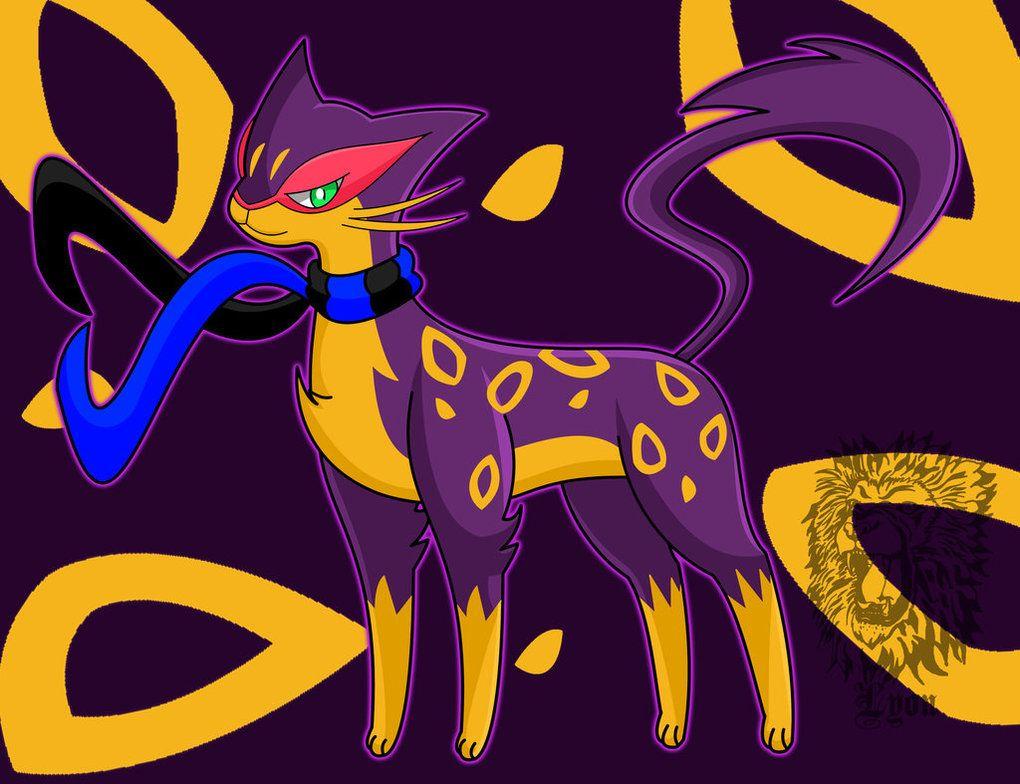 Cutest Pokemon image liepard in a scarf HD wallpapers and backgrounds