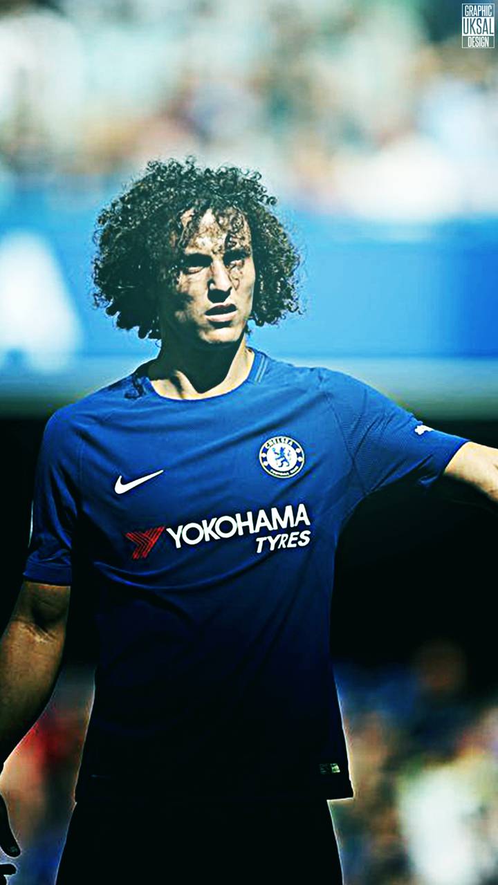 DAVID LUIZ CHELSEA Wallpapers by baranuksaldesign