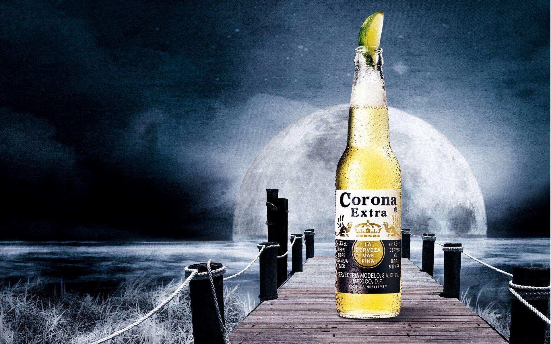 Corona Extra Orange White Moon HD Wallpapers Pi Wallpapers