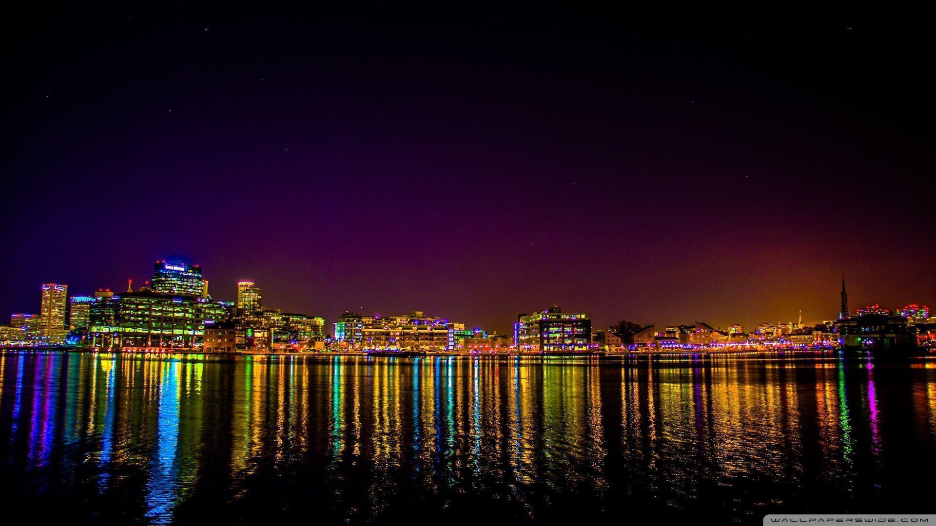 Baltimore From Tide Point HD desktop wallpapers : High Definition