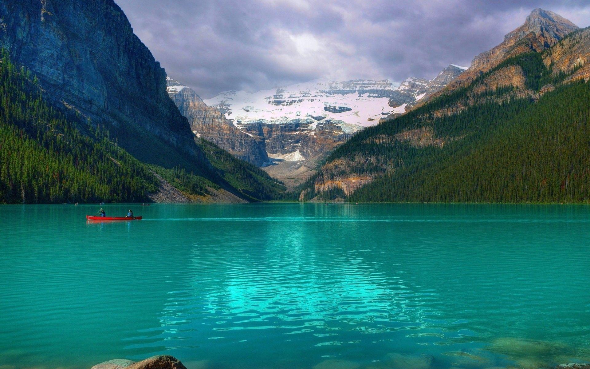 Emerald Lake Louise Canada wallpapers