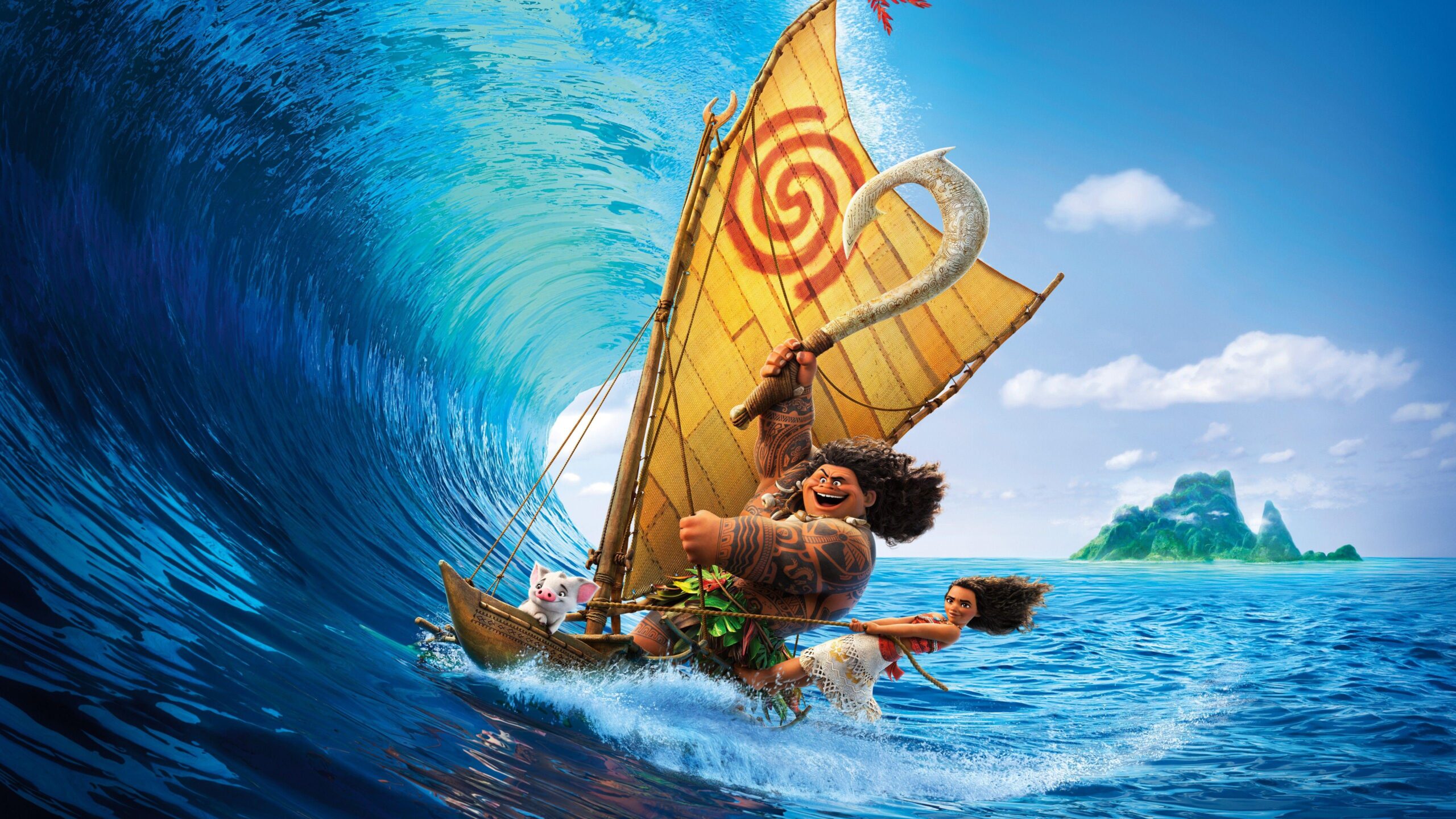 Wallpapers Moana, Disney, Animation, HD, 8K, Movies,