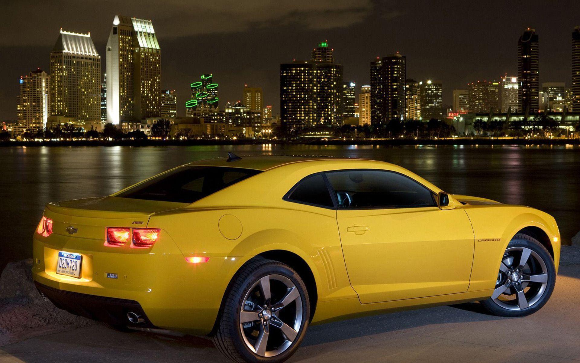 Yellow Car Chevrolet Camaro Wallpapers