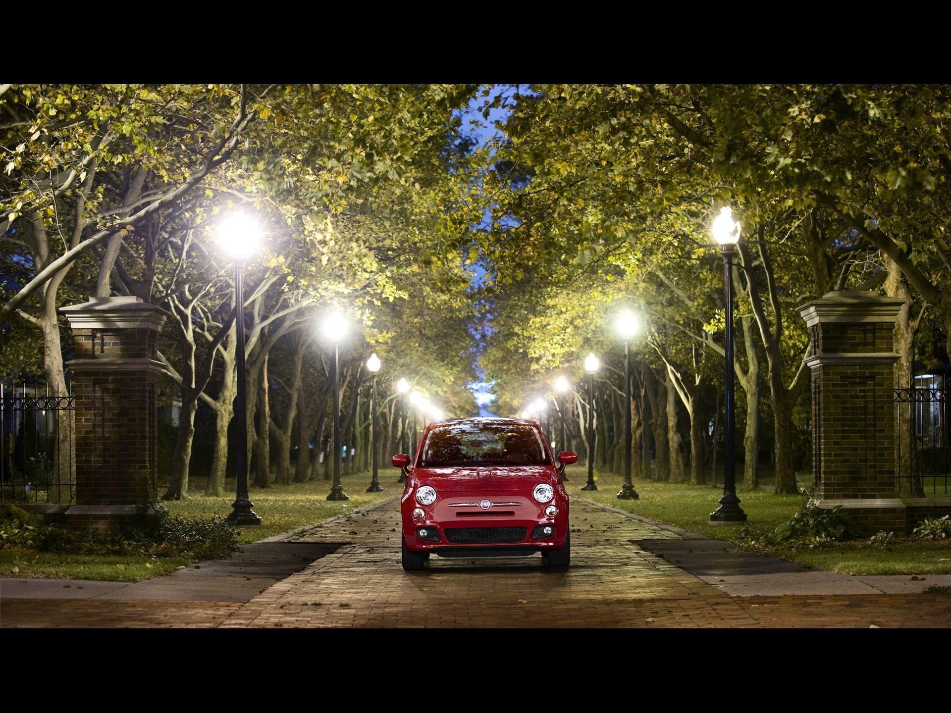 Fiat 500 Dashboard White and Grey desktop wallpapers