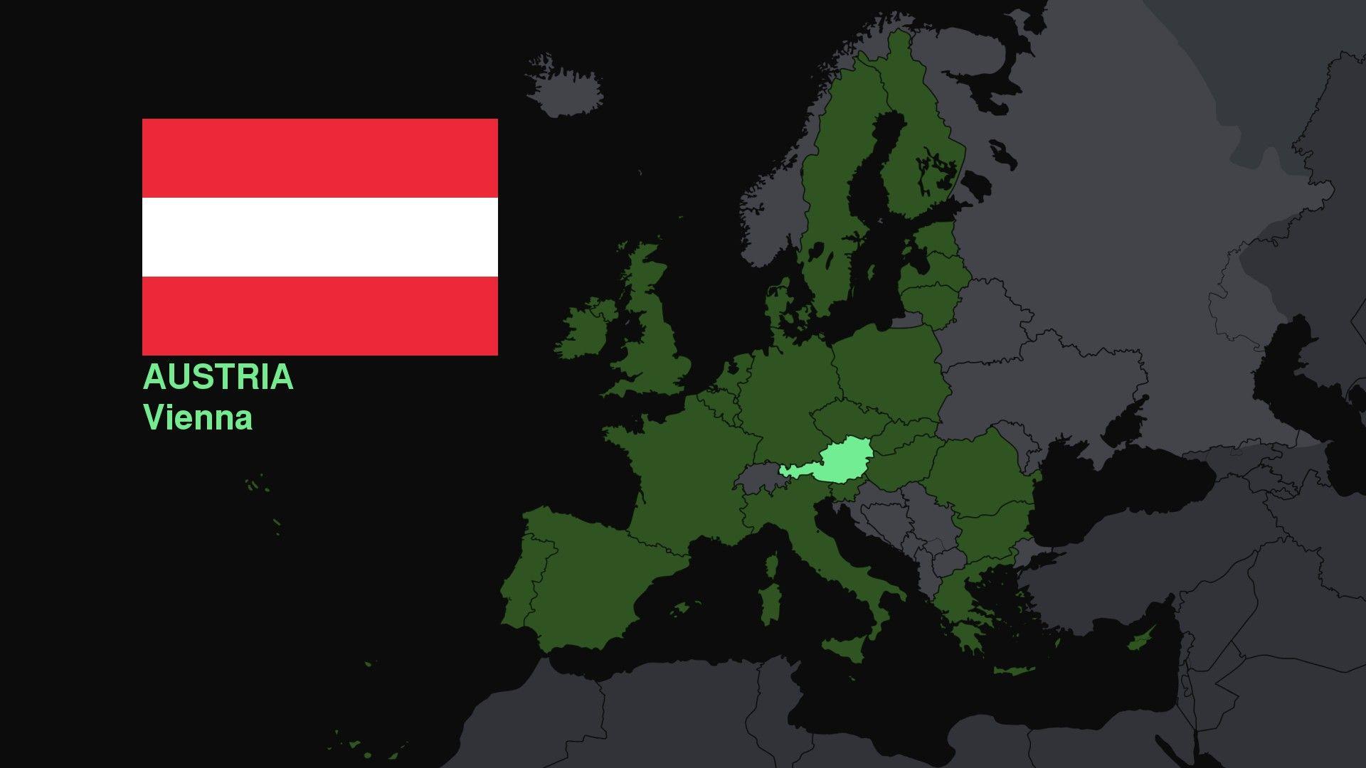 Austria, Map, Flag, Europe Wallpapers HD / Desktop and Mobile