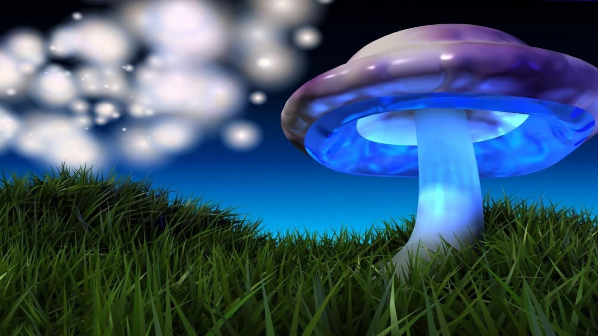 3D Mushroom Wallpapers