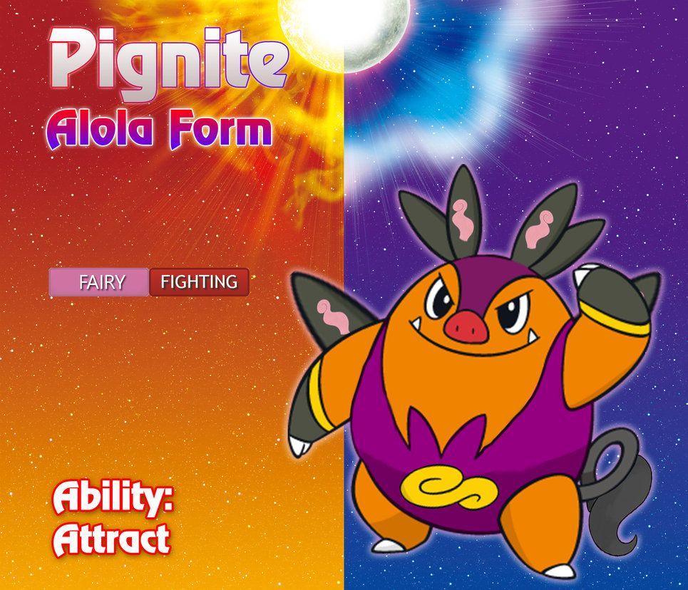 Alolan Pignite by Nintendo30