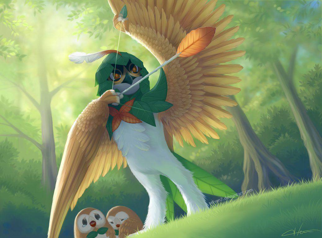 Decidueye to the rescue! by Blunell