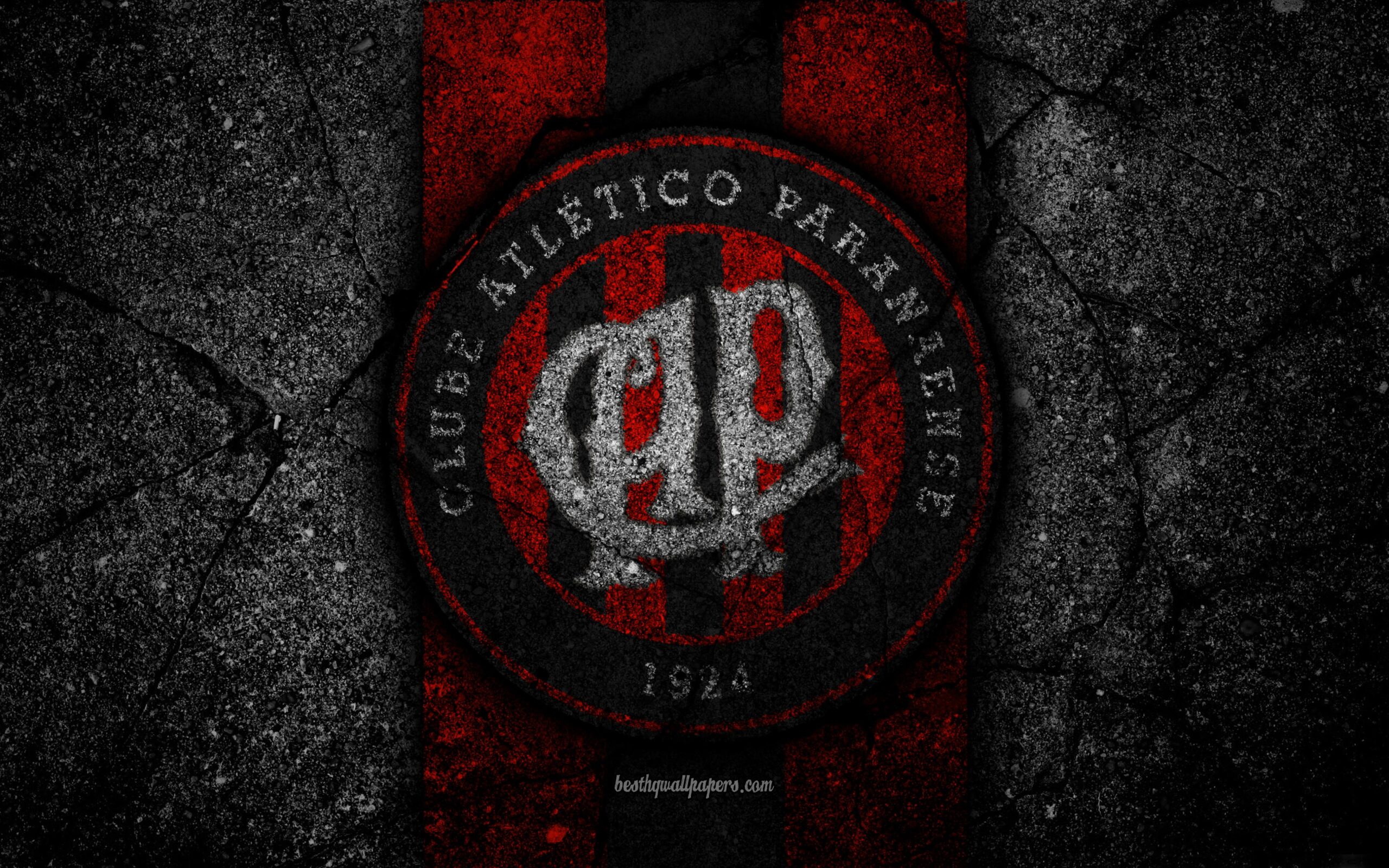 Download wallpapers 4k, Atletico Paranaense FC, logo, Brazilian