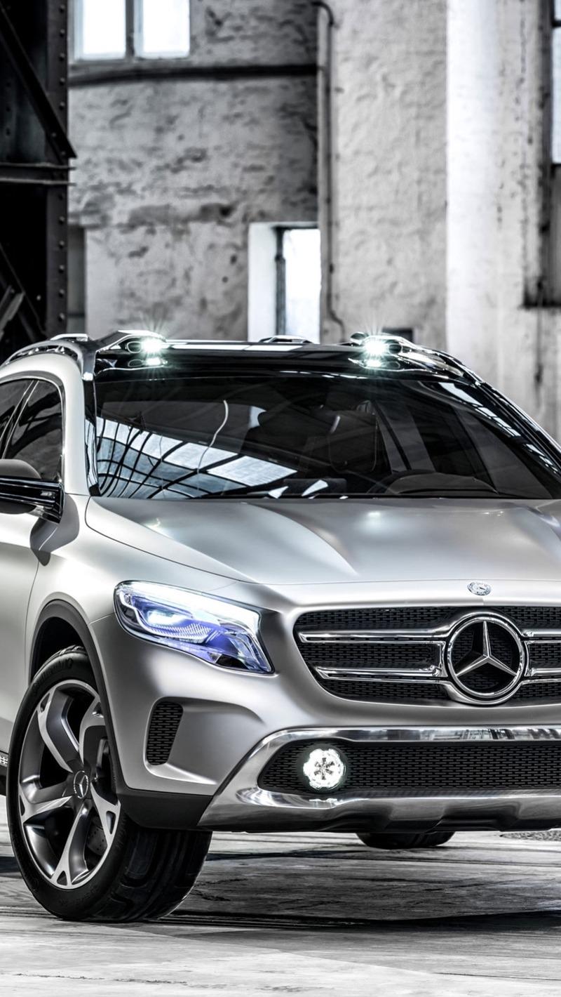 Download wallpapers mercedes benz, gla, concept, 2013 iphone