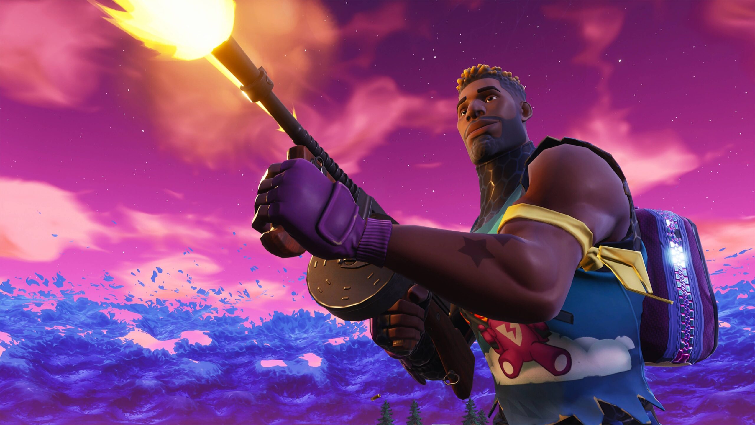 Brite Gunner 4K 8K HD Fortnite Battle Royale Wallpapers