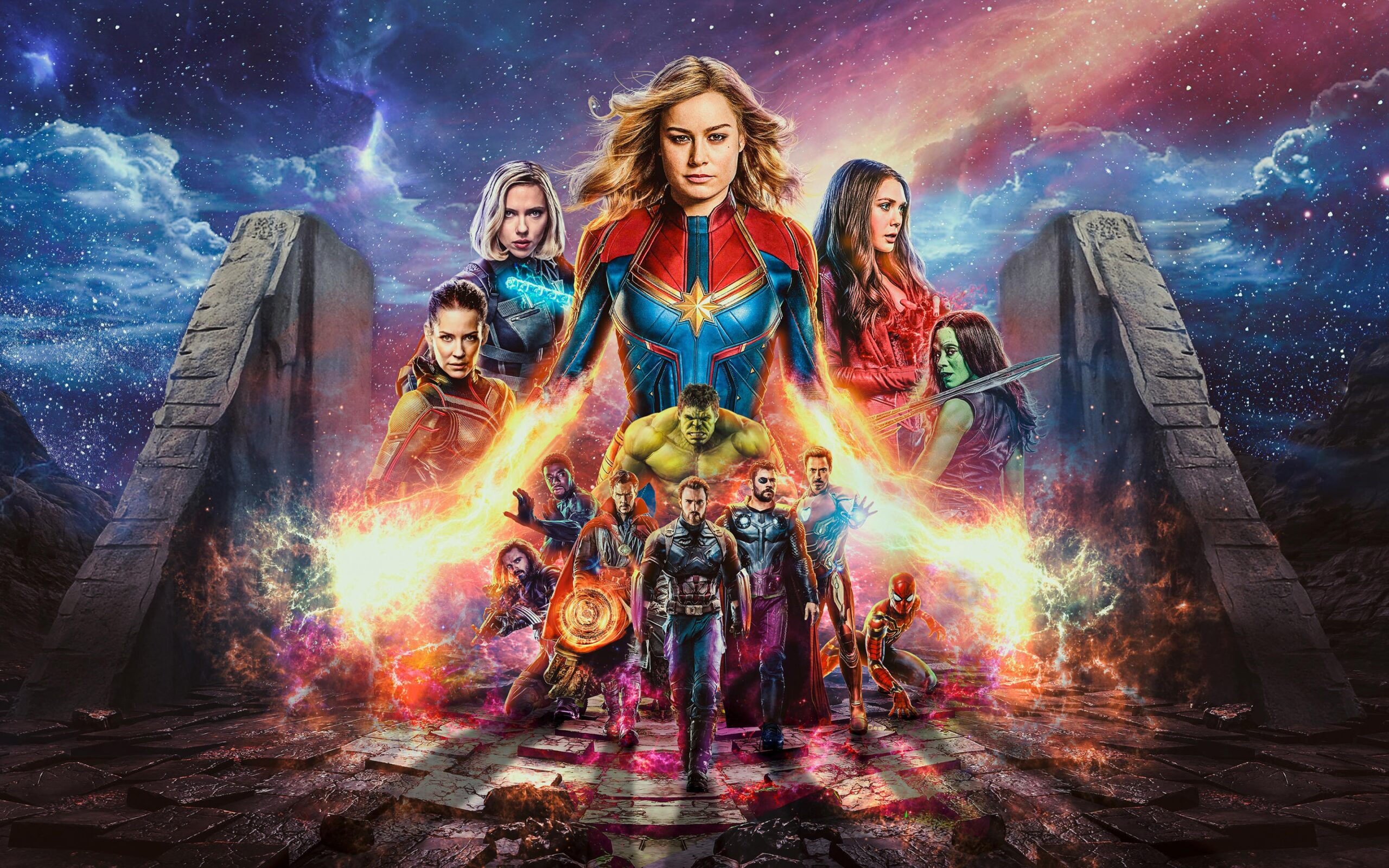 Captain Marvel Avengers Endgame Movie Wallpapers High Quality