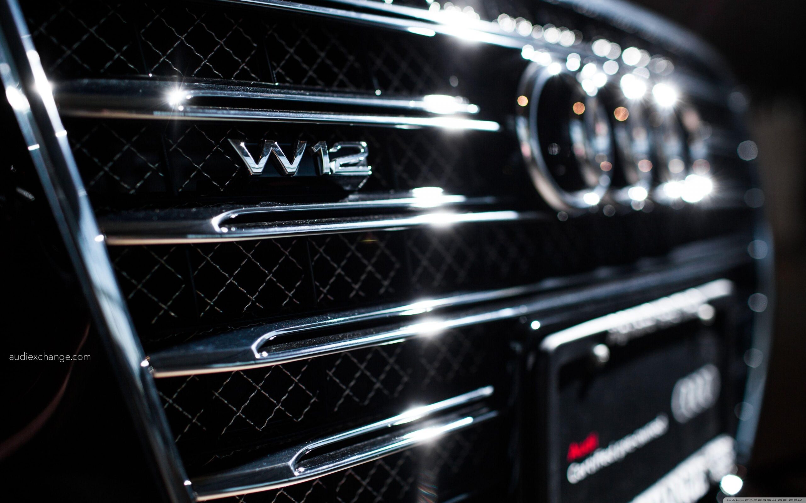 2012 Audi A8 W12 Badge and Grille