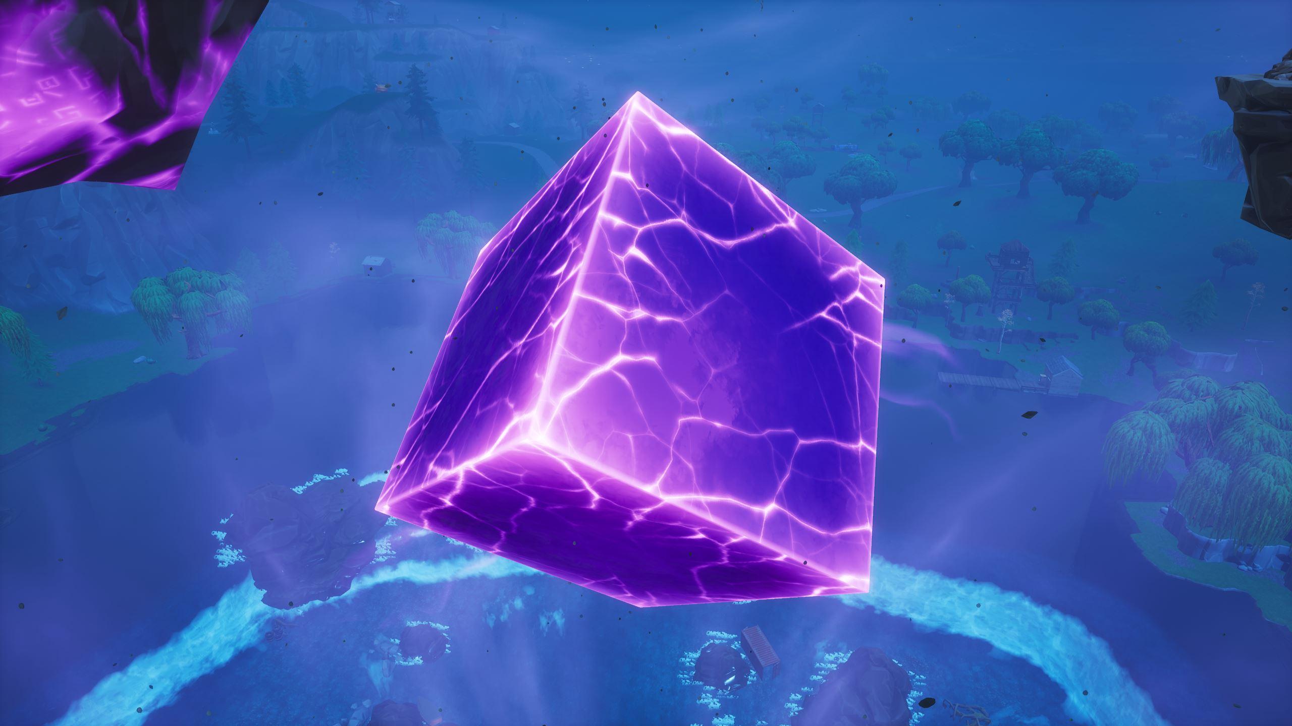 The Fortnite Cube Explodes, Changing the Map Again