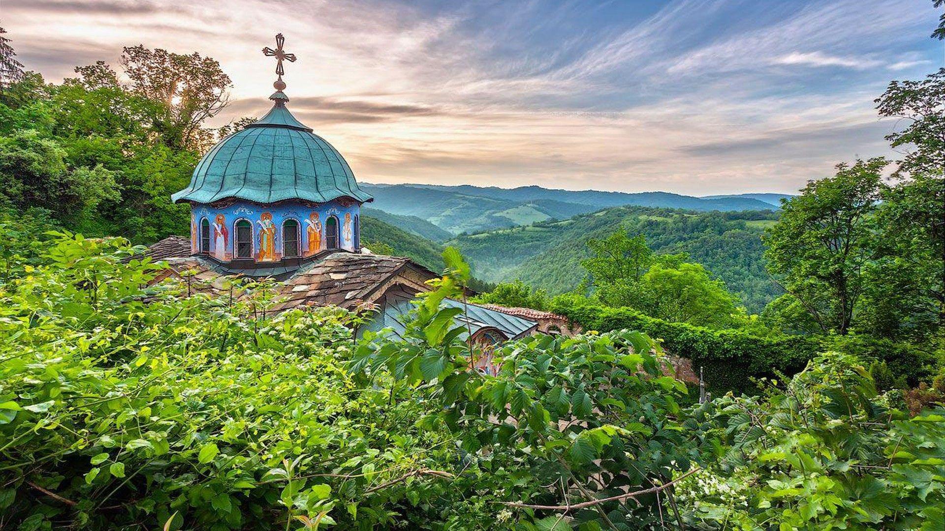 Sokolski Monastery Bulgaria Church Forest Hd Wallpapers 1807884