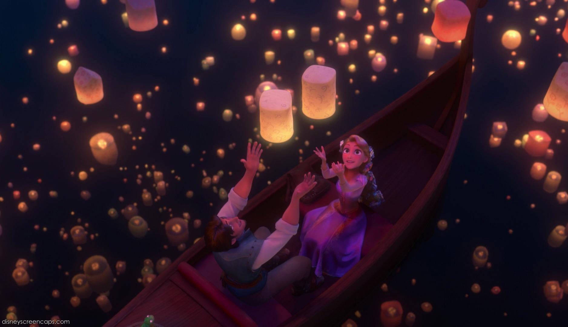 Tangled Floating Lanterns Desktop Wallpapers