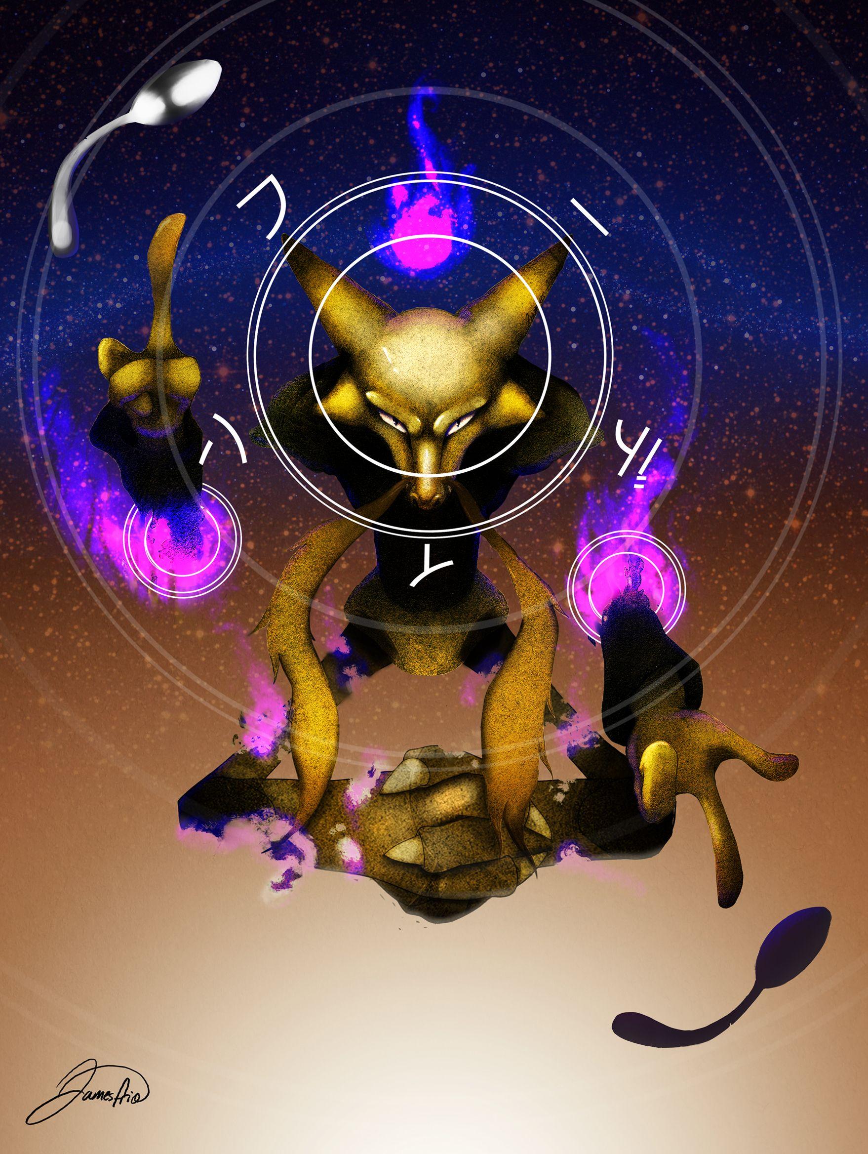 Alakazam OC artwork